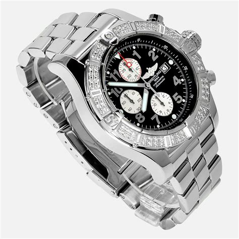 breitling watch super avenger|Breitling super avenger diamond bezel.